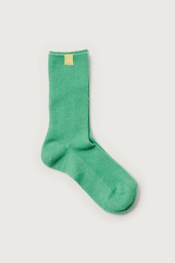 Core Essential Socks + Apple Green - Little Puffy
