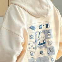 LP Graphic Hoodie + Ivory - Little Puffy