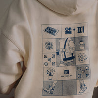 LP Graphic Hoodie + Ivory - Little Puffy