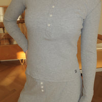 Peggy Henley Top + Gray - Little Puffy