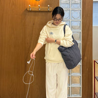 LP Graphic Hoodie + Ivory - Little Puffy