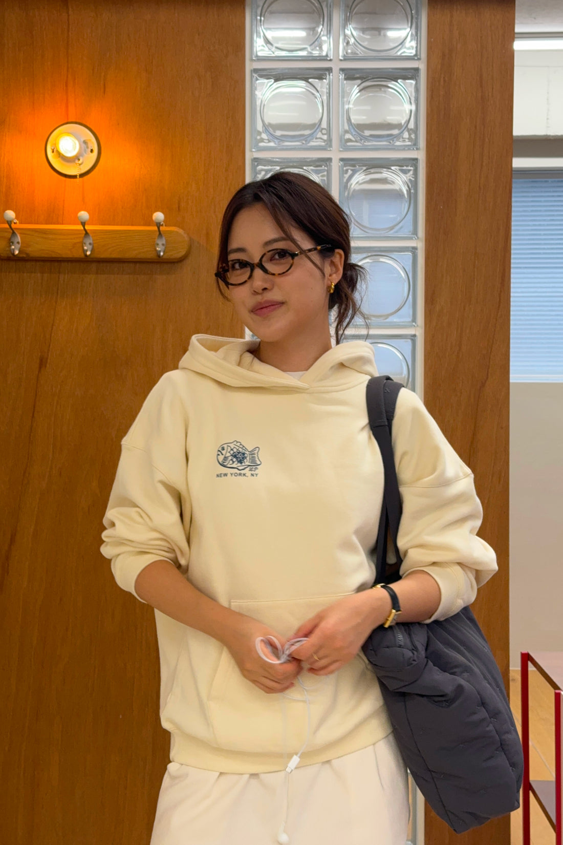 LP Graphic Hoodie + Ivory - Little Puffy