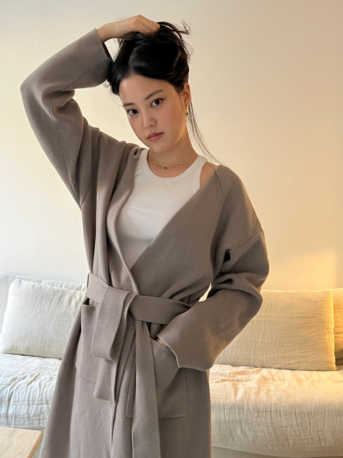 ROBE CARDIGAN - Little Puffy