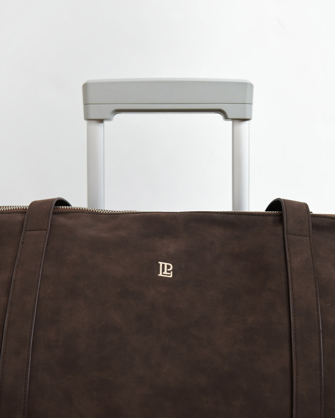 Everyday Zipper Tote + Brown - Little Puffy