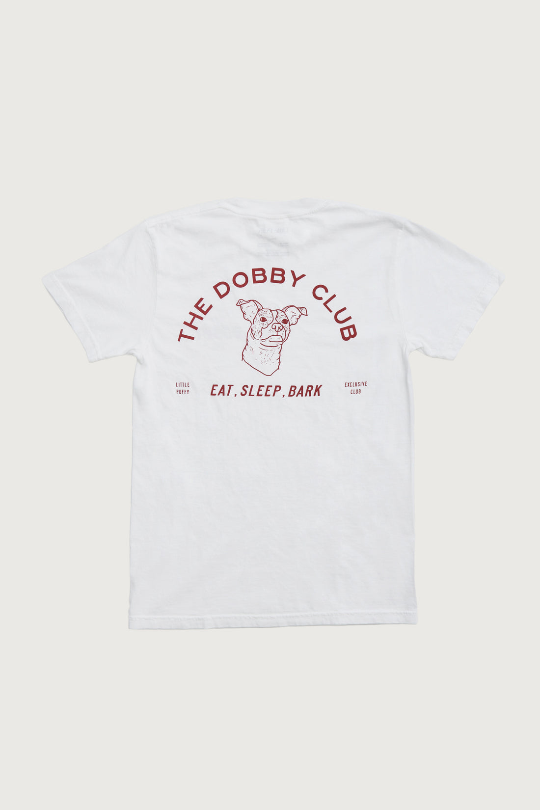 Dobby Club T-Shirt + White - Little Puffy