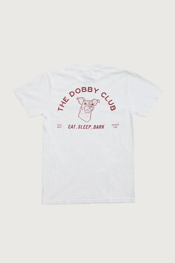 Dobby Club T-Shirt + White - Little Puffy