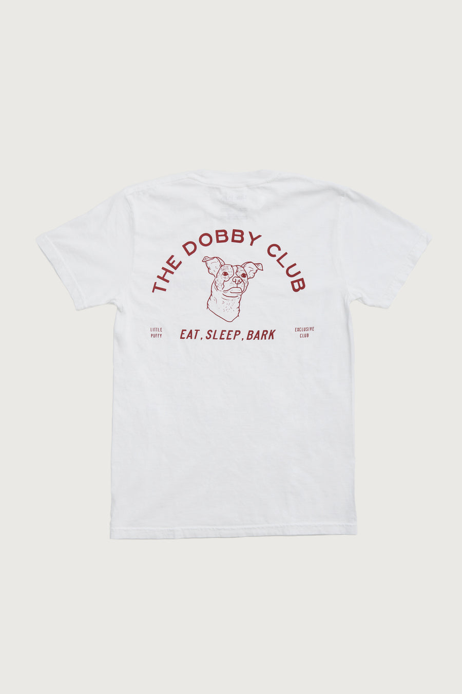 Dobby Club T-Shirt + White - Little Puffy