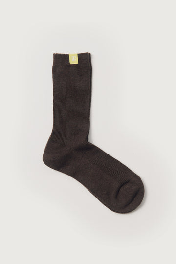 Core Essential Socks + Mocha - Little Puffy