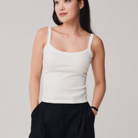 Tally Tank + White - Little Puffy