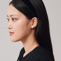 Velvet Headband + Black - Little Puffy