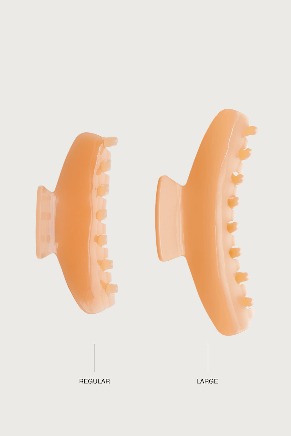 Jelly Hair Clips + Peachy - Little Puffy