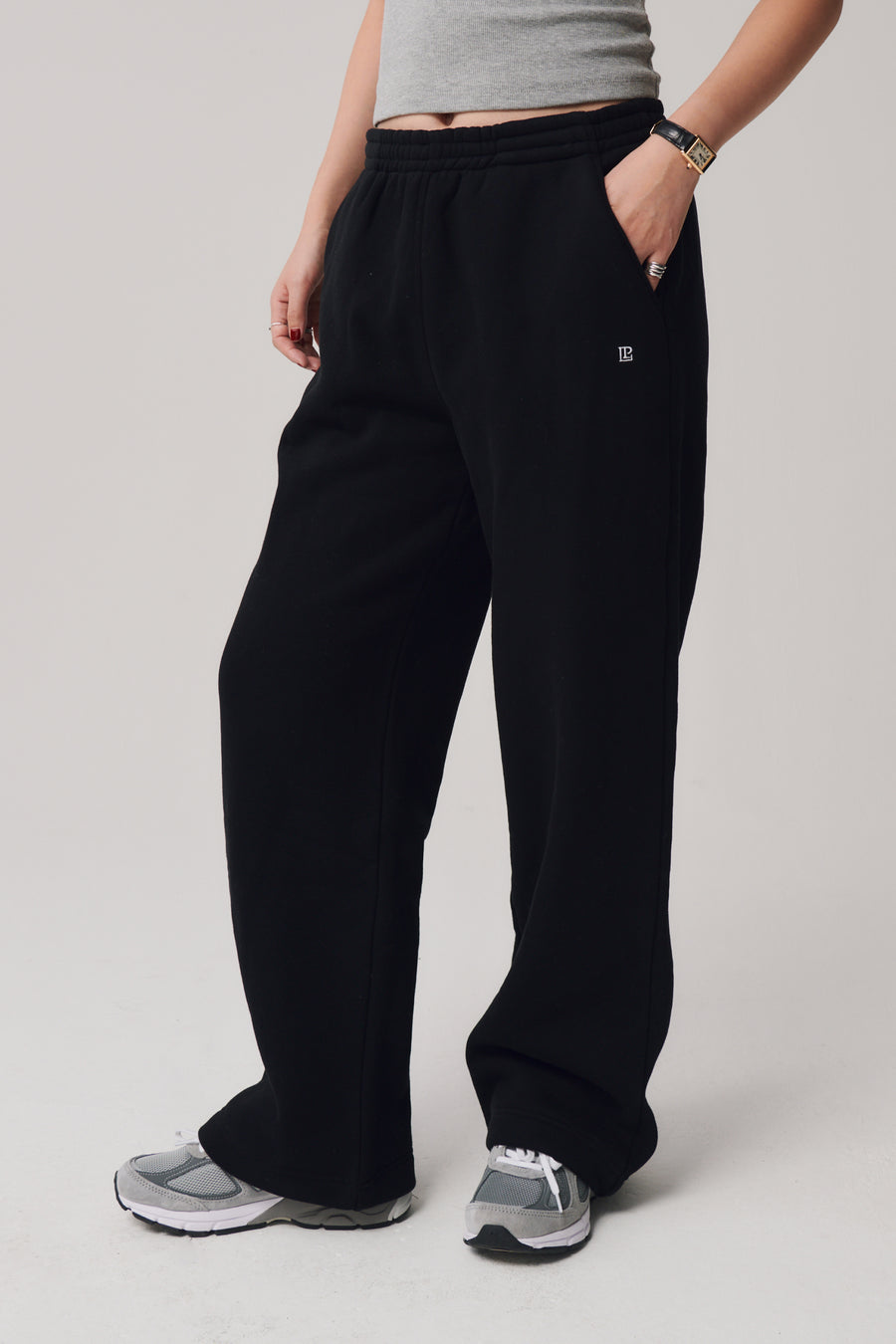 Comfort Sweatpants + Black - Little Puffy