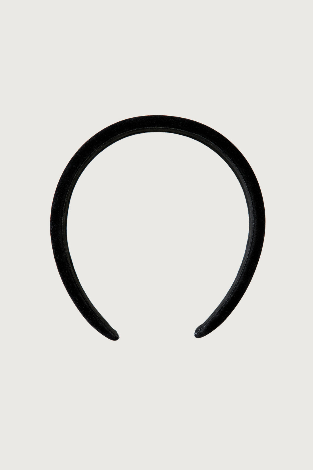 Velvet Headband + Black - Little Puffy