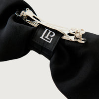 Hair Bow Clip + Black - Little Puffy