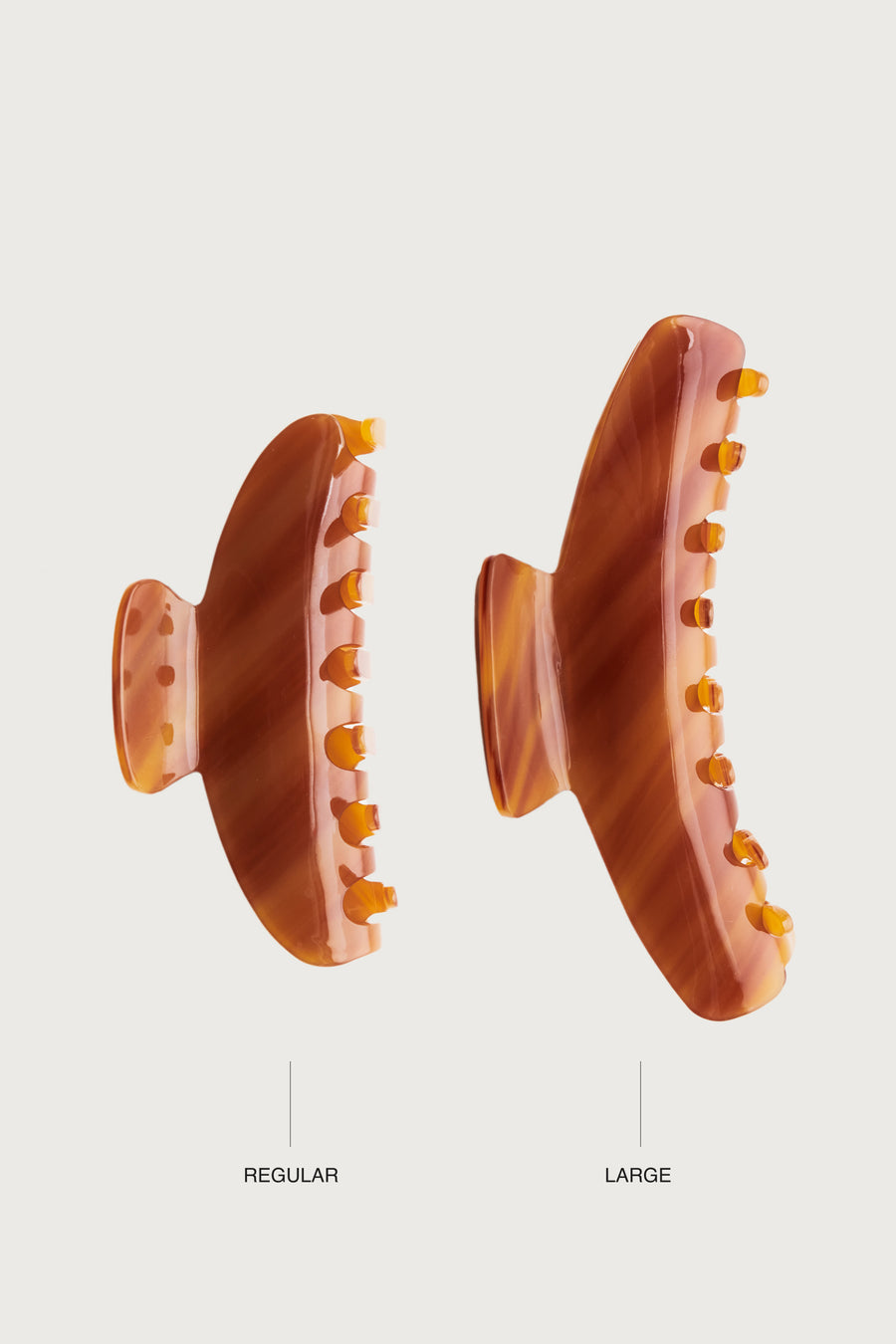 Jelly Hair Clips + Toffee - Little Puffy