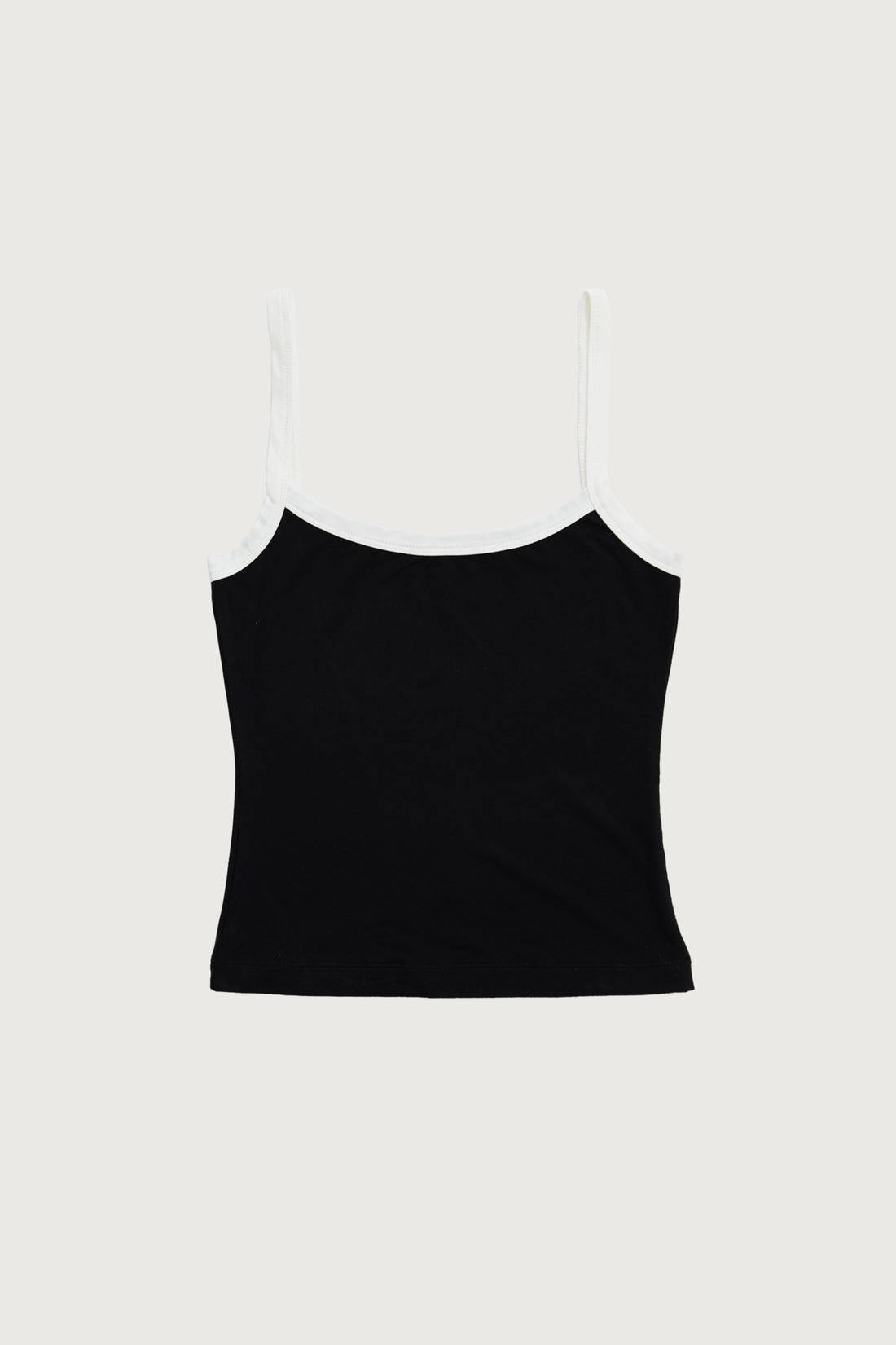 Contrast Tank + Black - Little Puffy