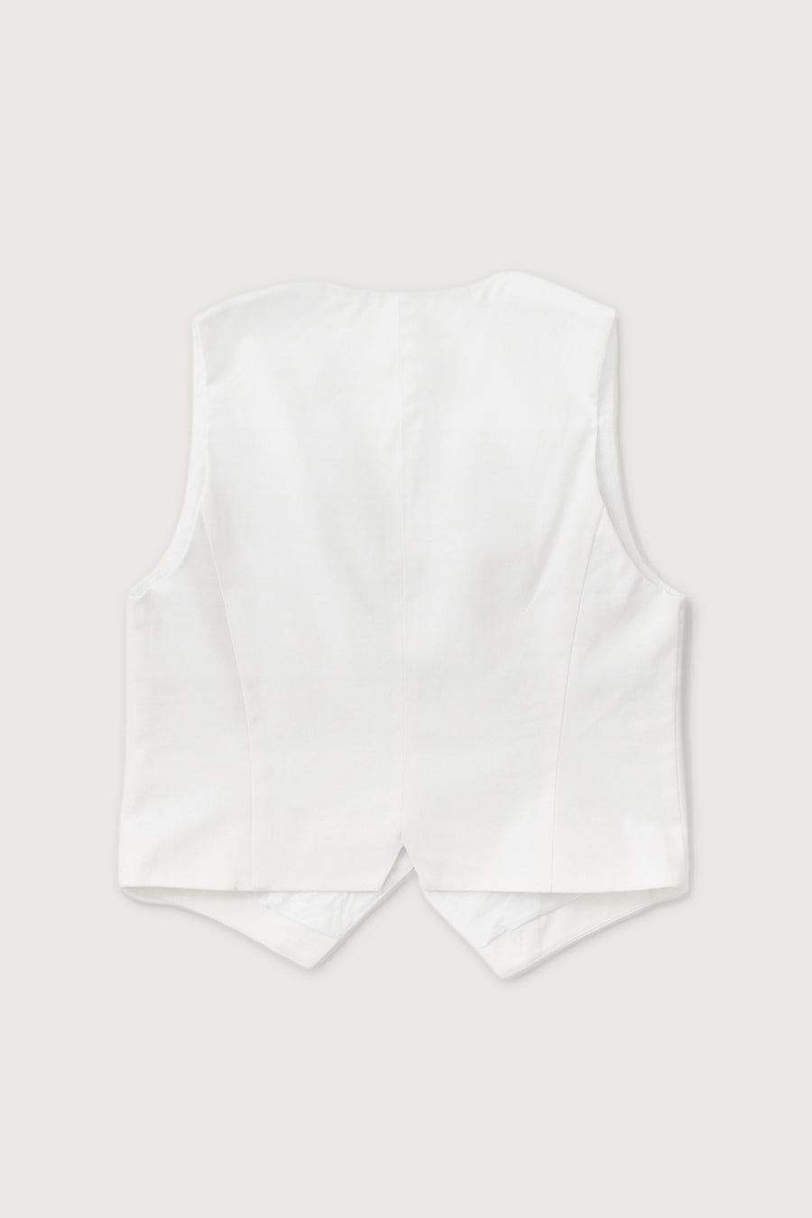 Linen Vest + Ivory - Little Puffy