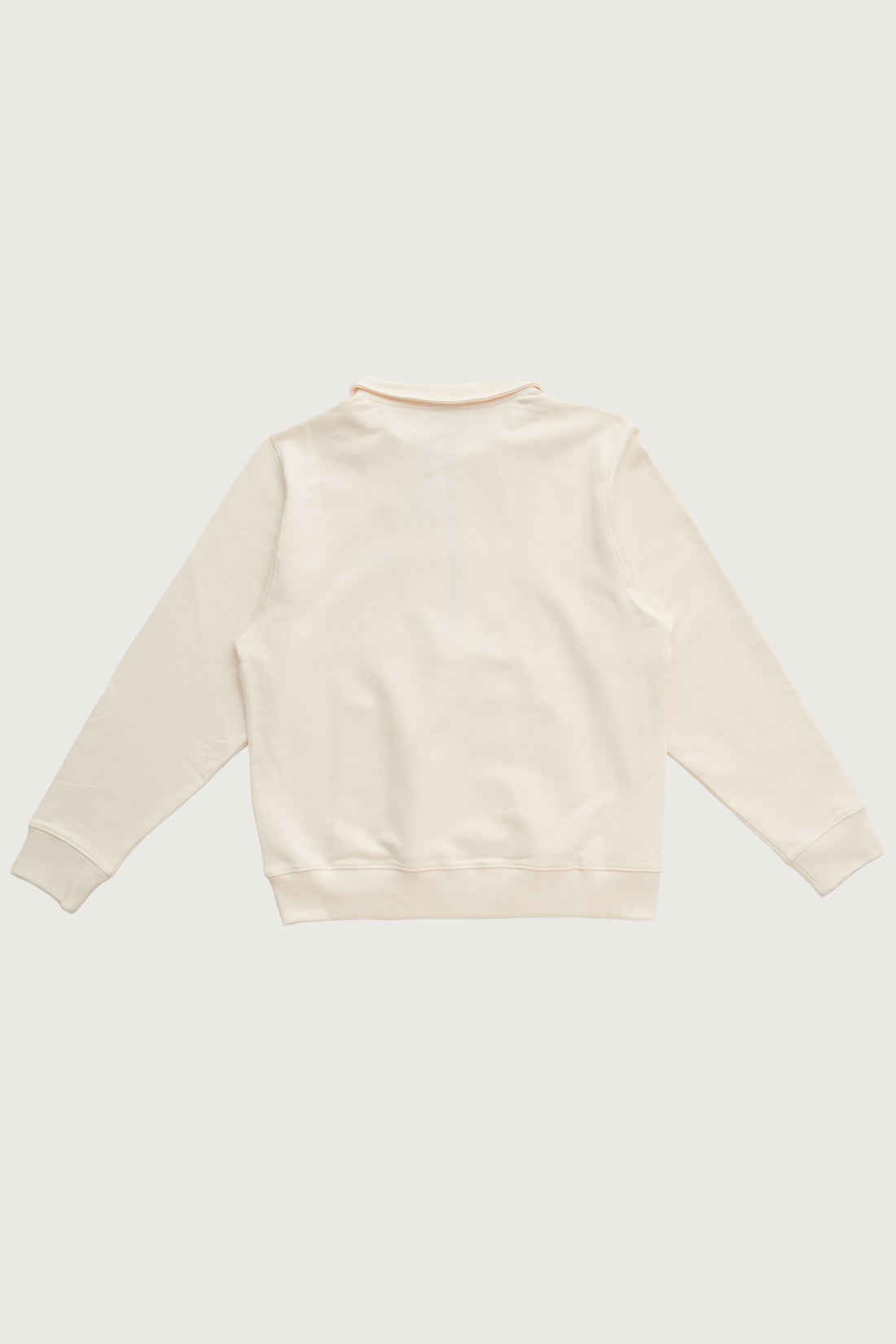 Quarter Zip Pullover + Cream - Little Puffy