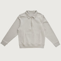 Quarter Zip Pullover + Stone - Little Puffy