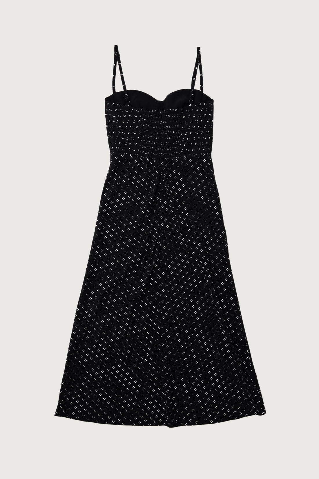 Neive Midi Silk Dress + Black - Little Puffy
