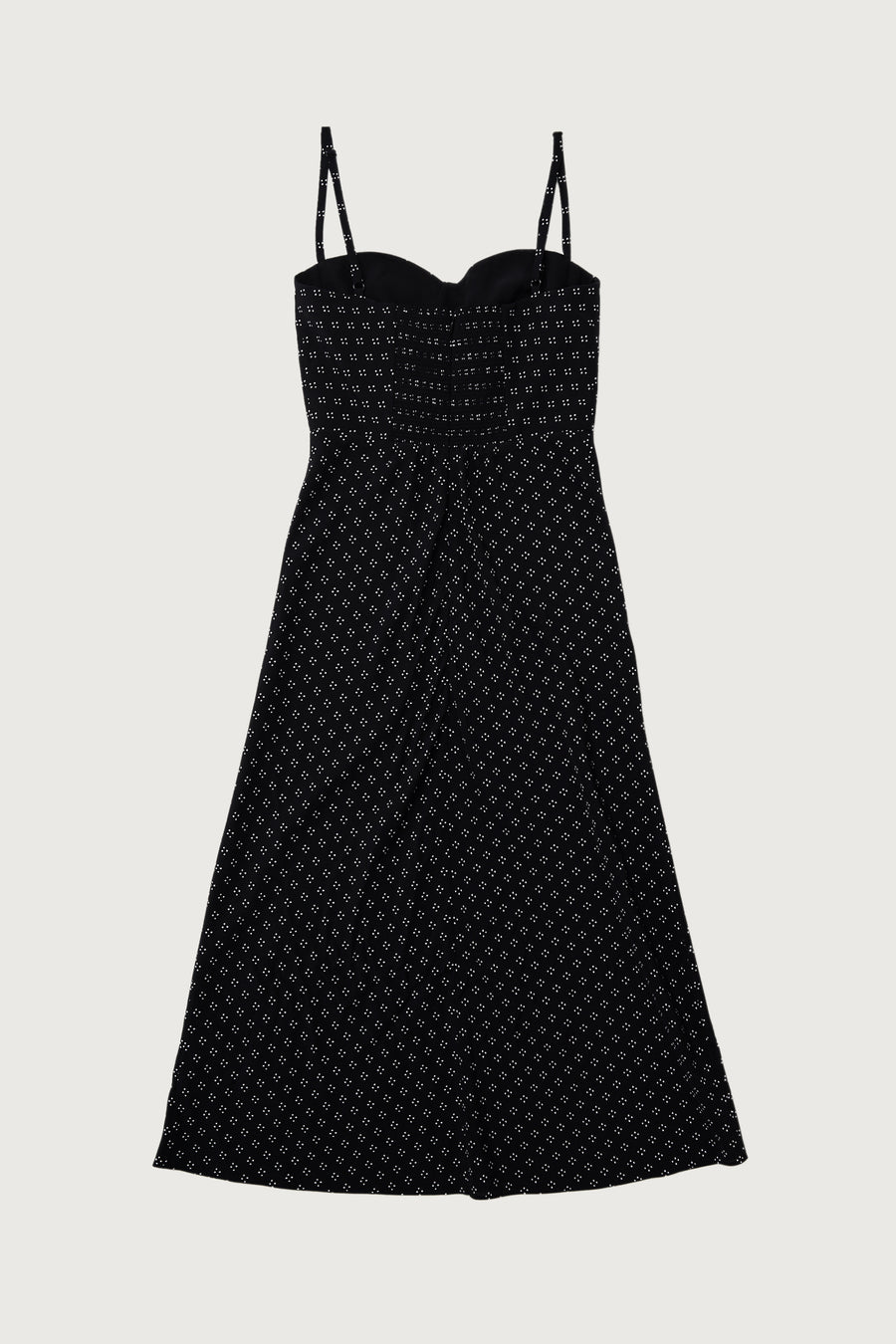 Neive Midi Silk Dress + Black - Little Puffy