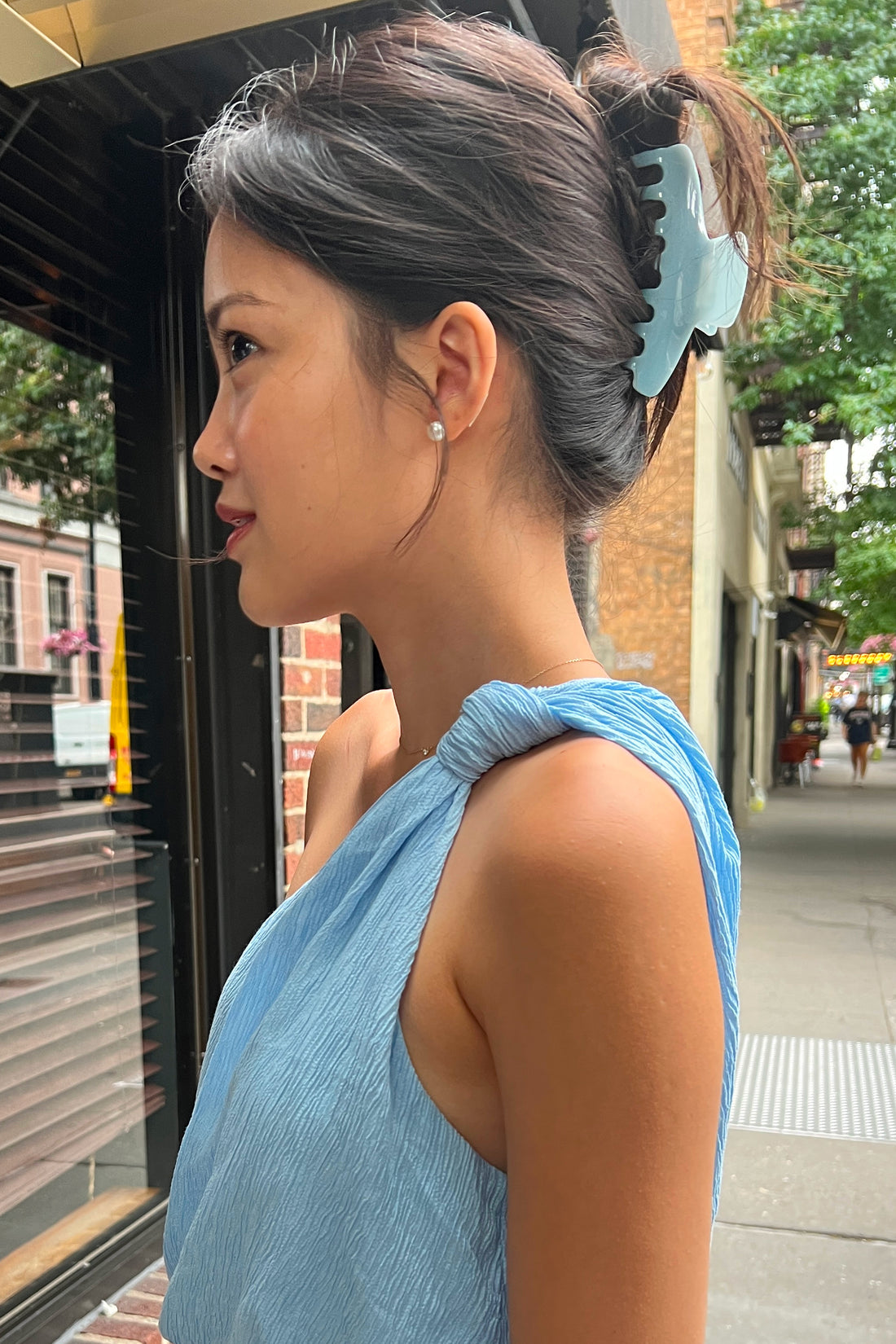 Jelly Hair Clips + Arctic Blue - Little Puffy