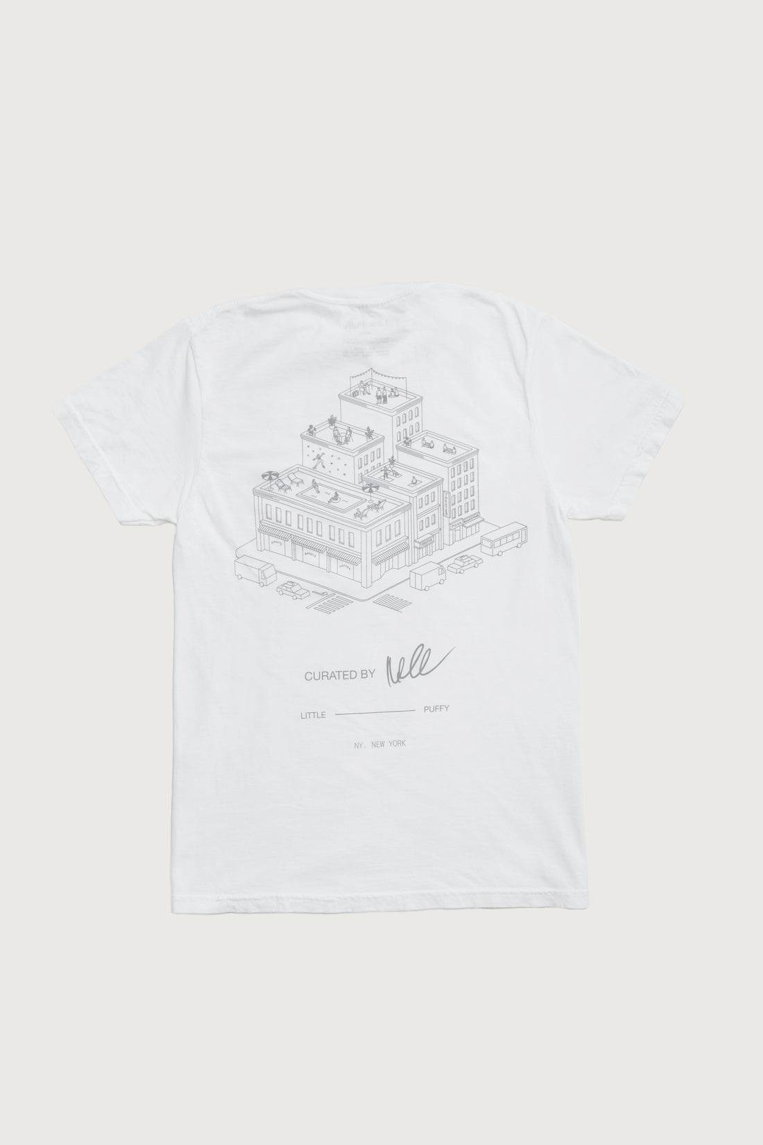 New York City T-Shirt + White - Little Puffy