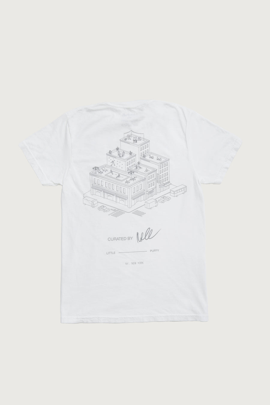 New York City T-Shirt + White - Little Puffy