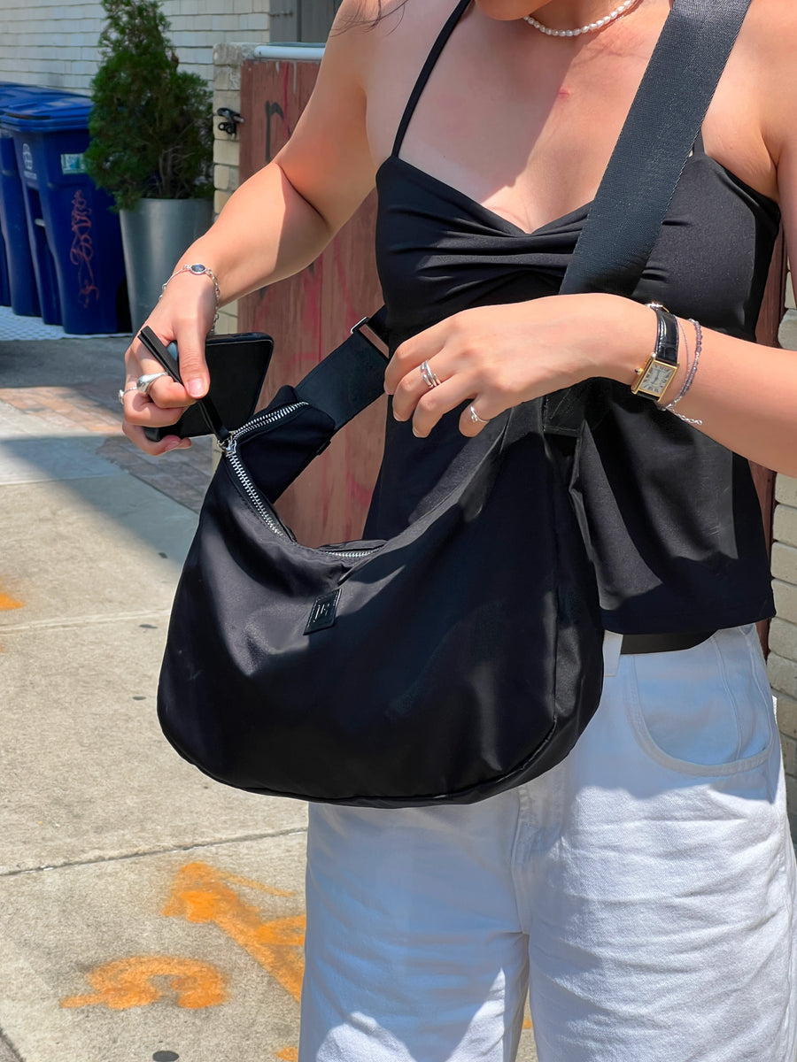 Crossbody Bag + Black - Little Puffy