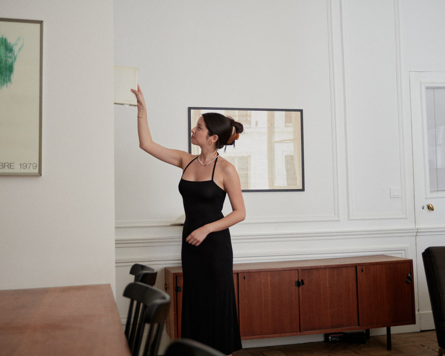 Yves Halter Midi Dress + Black - Little Puffy
