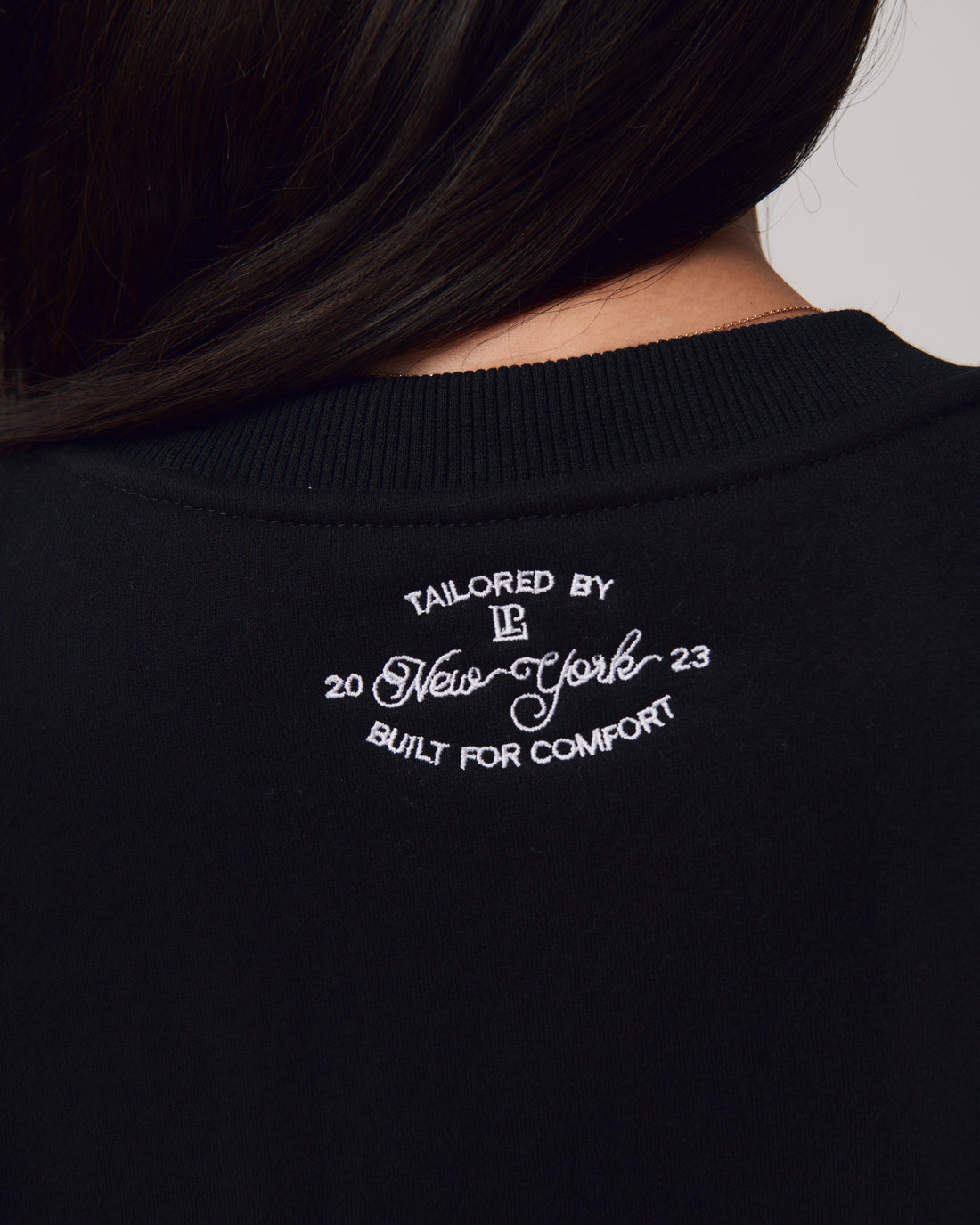 Comfort Crewneck Sweatshirt + Black - Little Puffy