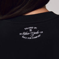 Comfort Crewneck Sweatshirt + Black - Little Puffy