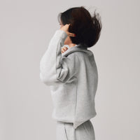 Comfort Crewneck Sweatshirt + Gray - Little Puffy