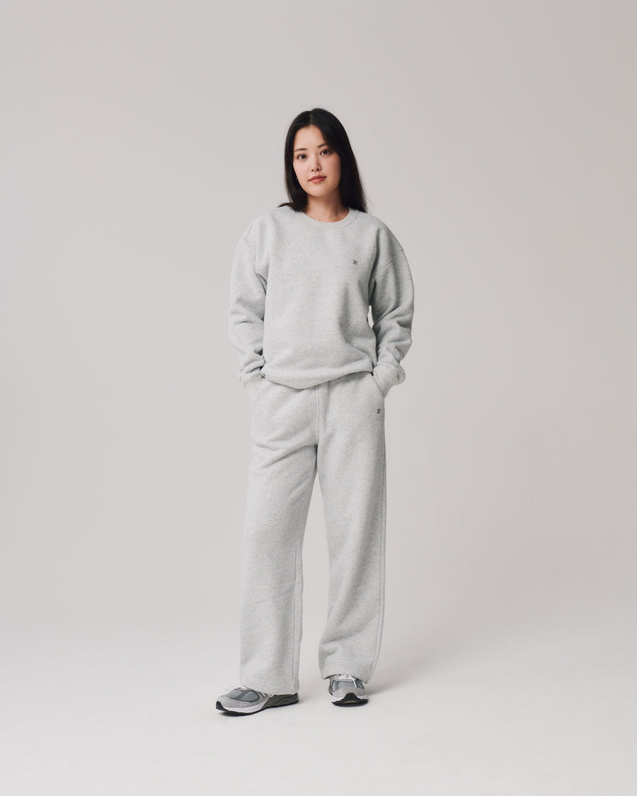 Comfort Crewneck Sweatshirt + Gray - Little Puffy