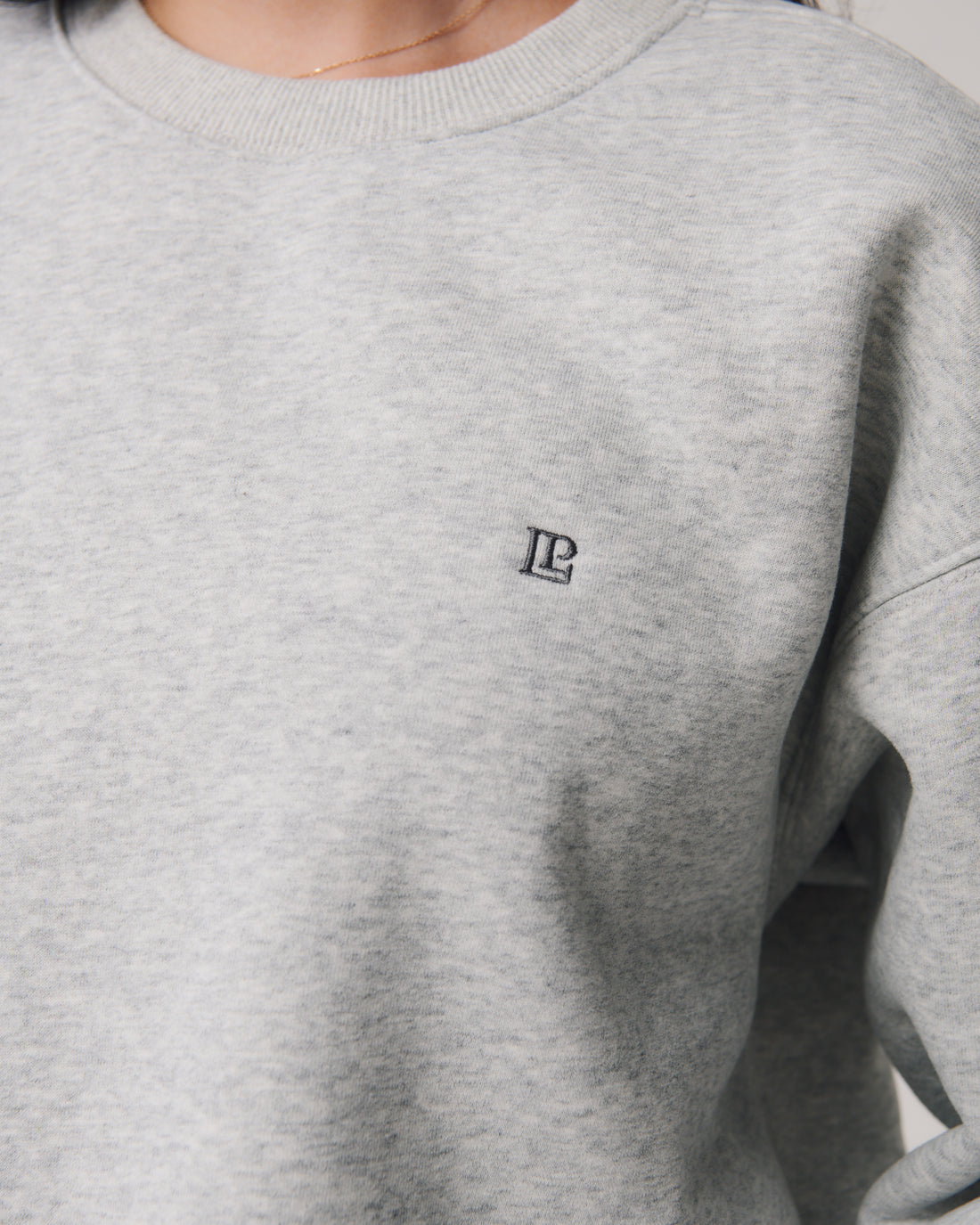 Comfort Crewneck Sweatshirt + Gray - Little Puffy