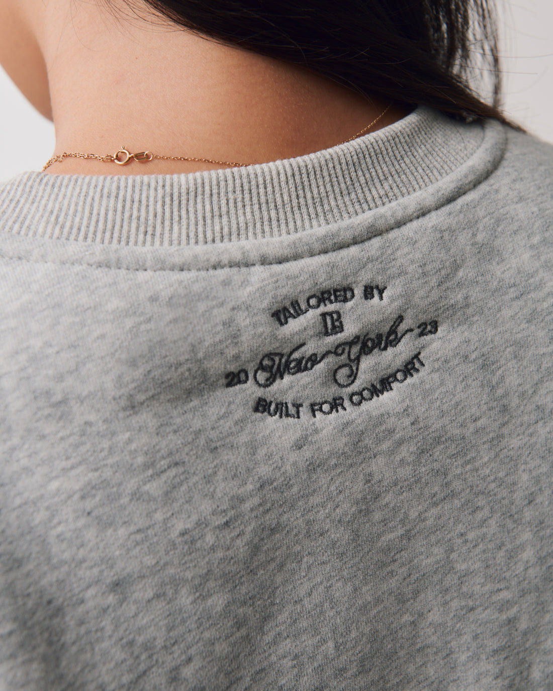 Comfort Crewneck Sweatshirt + Gray - Little Puffy