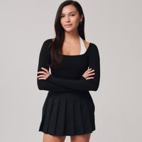 Halter Double Layer + Black - Little Puffy