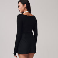 Halter Double Layer + Black - Little Puffy