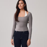 Halter Double Layer + Gray - Little Puffy