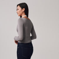 Halter Double Layer + Gray - Little Puffy