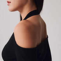 Halter Cut Out + Black - Little Puffy