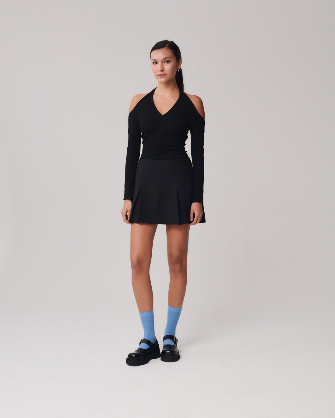 Halter Cut Out + Black - Little Puffy