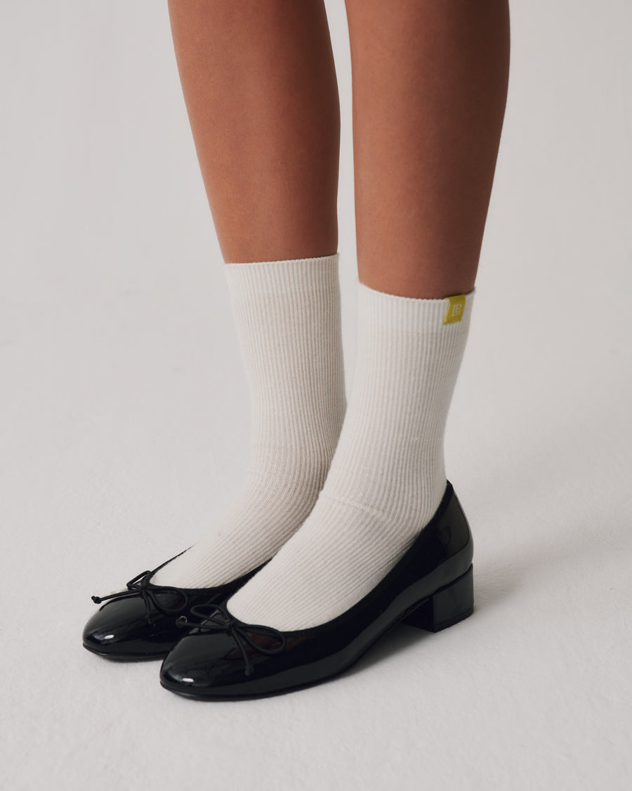 Core Essential Socks + Cream - Little Puffy