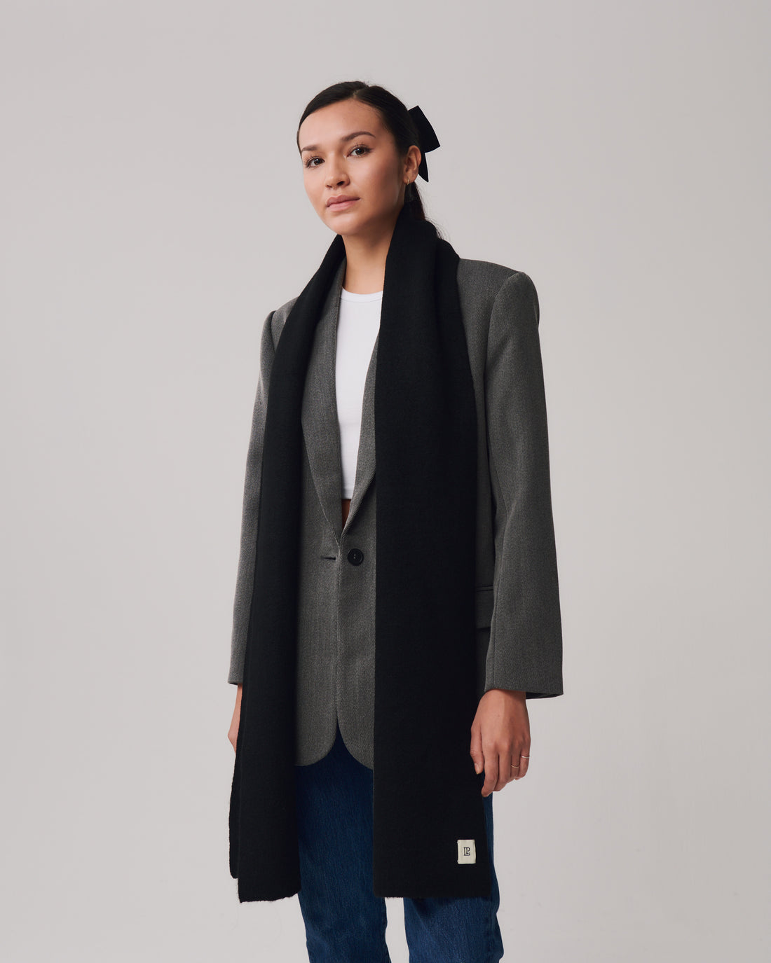 Luca Scarf + Black - Little Puffy