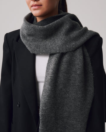 Luca Scarf + Gray - Little Puffy