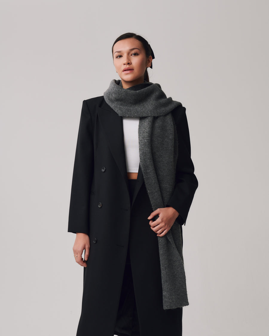 Luca Scarf + Gray - Little Puffy
