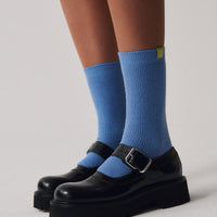 Core Essential Socks + Blue - Little Puffy