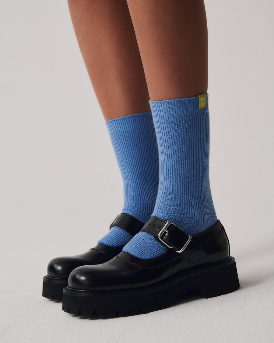 Core Essential Socks + Blue - Little Puffy
