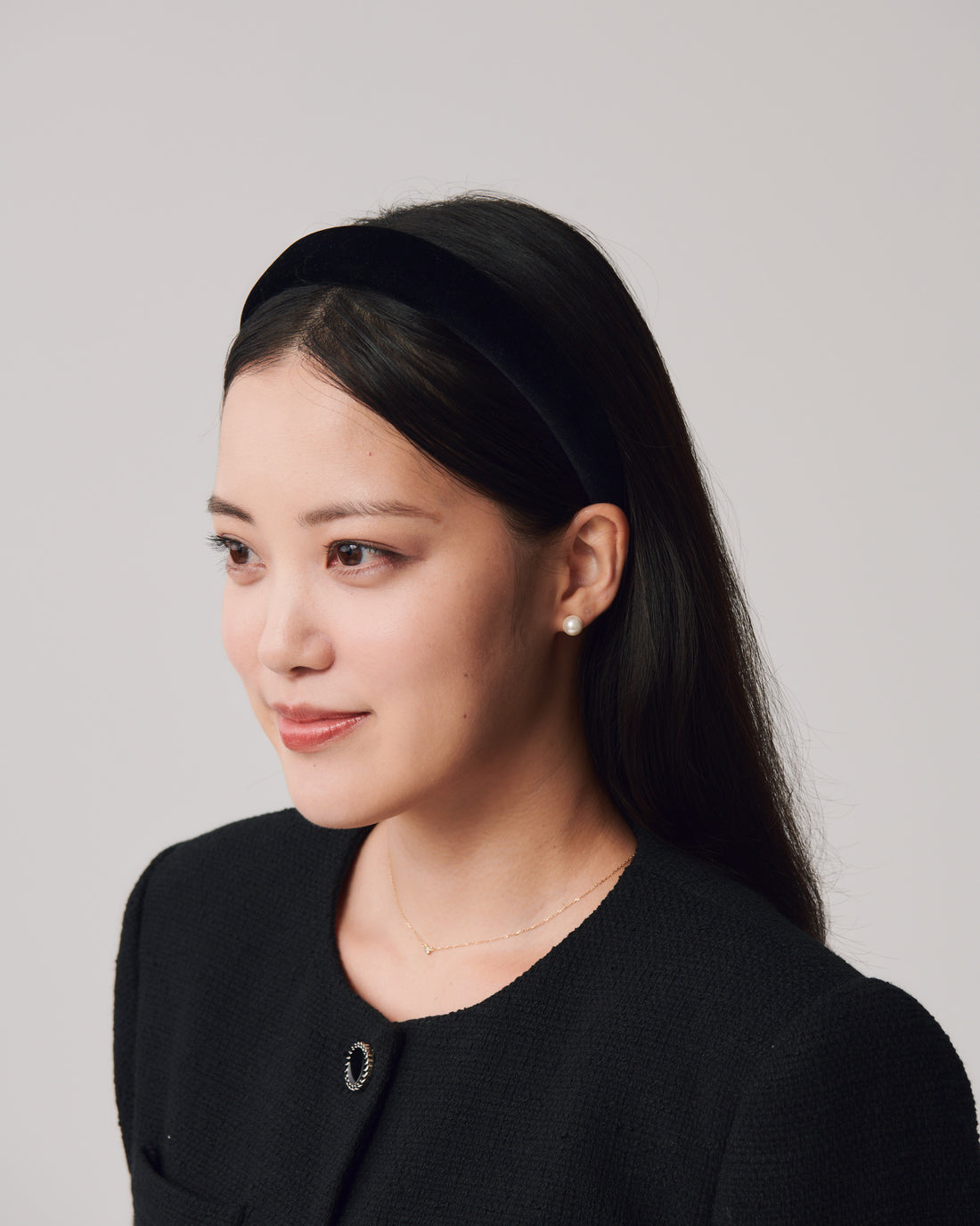 Headband + Black - Little Puffy