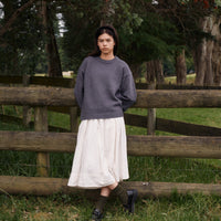 Romi Knit Pullover + Gray - Little Puffy